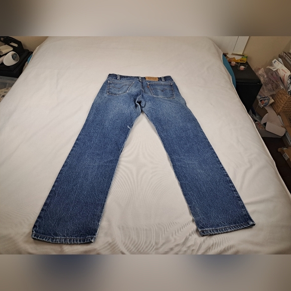 Vintage '87s Levi's 509 Orange Tab Jeans W32 L30 - Picture 13 of 16